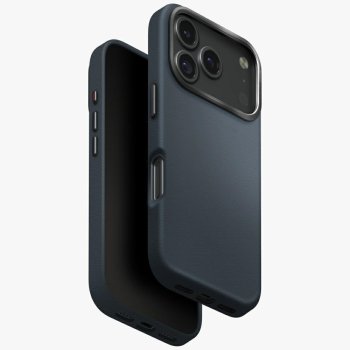 Uniq Lyden Magclick Charging dėklas, skirtas iPhone 17 Pro, mėlynas