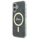 Guess dėklas iPhone 16 Plus telefonui IML 4G MagSafe, juodas