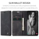 Samsung Galaxy A55 ( SM-A556B/DS ) CASEME Wallet Magnetic Leather Case Cover, Black