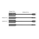 Tinklo adapteris Orico XC-R45-V1 USB-C į RJ45 Gigabit Ethernet 1 Gbps, juodas