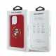 Karl Lagerfeld Karl & Choupette Heads Ring MagSafe dėklas iPhone 16 Pro Max, raudonas