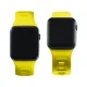 3mk silikoninis dirželis Apple Watch 38 / 40 / 41 mm, geltonas