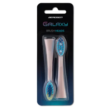 Berdsen GALAXY garsinio dantų šepetėlio galvutės, 2 vnt.