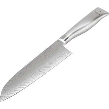 WMF Grand Gourmet Damasteel Santoku peilis 18 cm, sidabrinis