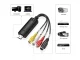 USB vaizdo įrašymo plokštė iš VHS į skaitmeninį formatą (AV adapteris)