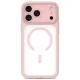 Tech-Protect MagPeak MagSafe CC case for iPhone 18 Pro Max / 17 Pro Max, matte pink