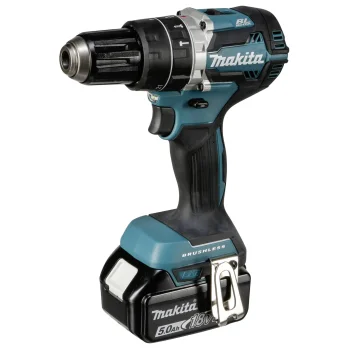 Akumuliatorinis smūginis gręžtuvas-suktuvas Makita DHP484RTJ 18V 2x 5.0Ah