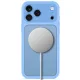 Tech-Protect MagPeak MagSafe CC dėklas iPhone 18 Pro Max / 17 Pro Max, šviesiai mėlynas matinis