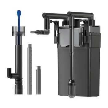 Pakabinamas kaskadinis akvariumo filtras SUNSUN HBL-801, 500 l/val., 6 W, juodas