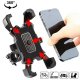 Universal Bike Phone Holder, Adjustable Bicycle Phone Mount, Black