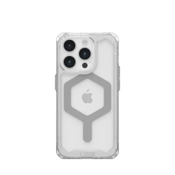 UAG Plyo MagSafe dėklas iPhone 15 Pro telefonui, skaidrus / sidabrinis