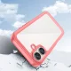 Dėklas Outer Space Case telefonui iPhone 16 Plus su geliu rėmeliu, raudonas