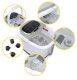 Elektrinis kojų masažuoklis 4Fizjo Foot Massager Pro+, baltas/pilkas
