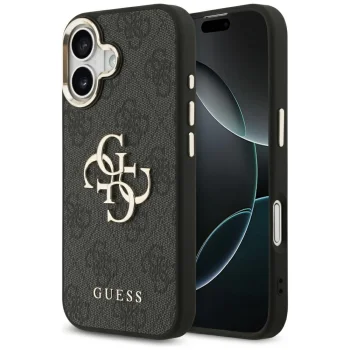 Guess 4G Classic Logo Case for Apple iPhone 17, Black