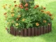 Dekoratyvinis sodo bortelis-tvorelė 150x270 mm, 8 vnt. (2,2 m), rudas