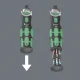 Įrankių rinkinys Wera 8009 Zyklop Pocket Set 3, 27 dalių