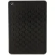 Karl Lagerfeld Saffiano Monogram Ikonik atverčiamasis dėklas iPad 10.2\" (7 kartos), juodas