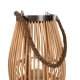 Ruhhy 00024282 bambukinis žibintas, 40 cm, smėlio spalvos