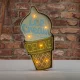 Forever Light Retro LED metalinis dekoratyvinis ženklas Ice Cream