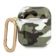 Guess Camouflage dėklas AirPods 1 / 2 kartai, žalias