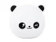 Vaikiška LED naktinė lemputė Panda RGB su pulteliu, balta