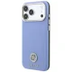 Dėklas Guess iPhone 18 Pro / 17 Pro su MagSafe Grained Round Strass, mėlynas