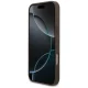 Guess 4G Strap Triangle Logo MagSafe dėklas iPhone 17 Pro Max, rudas