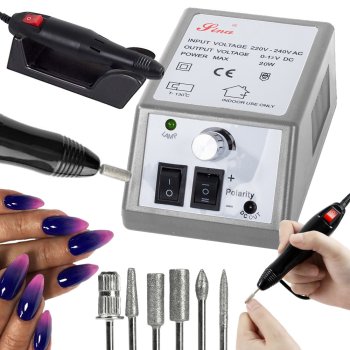 Professional Nail Drill for Manicure and Pedicure, 20W, Grey