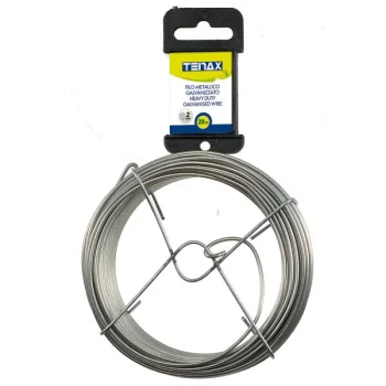 Cinkuota įtempimo viela tvorai 20 m (Ø 2 mm), sidabrinė