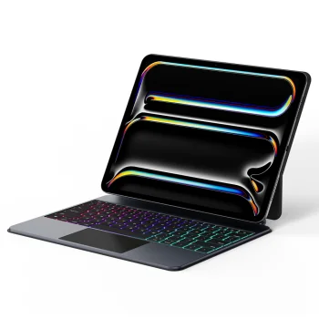Dėklas su klaviatūra Dux Ducis MK series planšetei iPad Pro 13" (2024), juodas