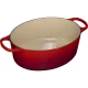 Ketaus troškintuvas Le Creuset Signature ovalus 31 cm 6.3 l, Cerise