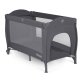 Ricokids RK-242 kelioninė lovelė su čiužiniu ir krepšiu, 125x65x78 cm, antracito