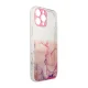Telefono dėklas Xiaomi Redmi Note 11 Marble Case, TPU, rožinis marmuras