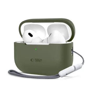 Tech-Protect Silicone Case for Apple AirPods Pro 1 / 2, Green