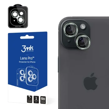 3mk Lens Protection Pro kameras lęšių apsauga iPhone 15 Plus, žalia