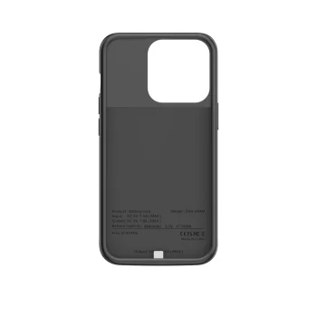 Dėklas su baterija Tech-Protect PowerCase, skirtas iPhone 14 / 14 Pro, 4800mAh, juodas