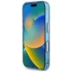 Guess IML Metal Glitter 4G MagSafe dėklas telefonui iPhone 16, mėlynas
