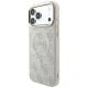 Guess Embossed 4G Classic MagSafe dėklas iPhone 17 / 18 Pro Max, rožinis