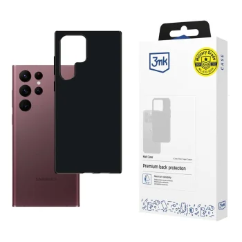 3mk Matt Case dėklas telefonui Samsung Galaxy S22 Ultra, juodas