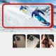 Dėklas Samsung Galaxy A32 5G Hybrid Armor Clear 3in1, raudonas