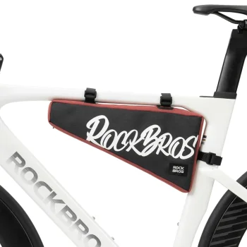 Rockbros G008 Triangle Frame Bike Bag XL 1.9L - Black and Red