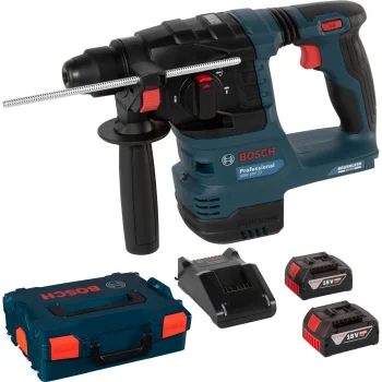 Akumuliatorinis perforatorius Bosch GBH 18V-22, 18 V, SDS-plus (2x 4.0 Ah)