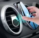 Universalus magnetinis telefono laikiklis automobilio vėdinimo grotelėms, juodas
