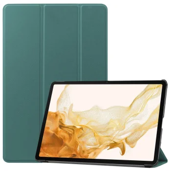 Samsung Galaxy Tab S9+ Plus (SM-X810, SM-X816B) Trifold dėklas, žalias