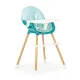 ECOTOYS 2-in-1 maitinimo kėdutė, mėlyna (130134)