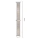 Tech-Protect Nylon Pro strap for Apple Watch 44/45/46/49 mm, beige