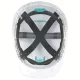 Apsauginis šalmas uvex pheos planet B-WR, 52-61 cm, baltas