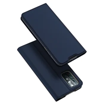 Dux Ducis Skin Pro dėklas Xiaomi Poco M4 Pro 5G telefonui, mėlynas