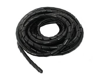 Maclean MCTV-685 B Cable Organizer Spiral, 8.7-10mm, 3m, Black