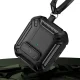 Dėklas Tech-Protect X-Carbo ausinėms AirPods Pro 1 / 2, juodas